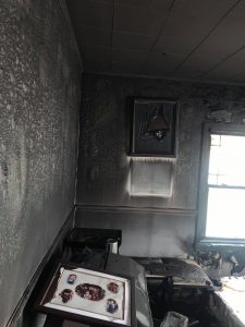 fire damage in the home